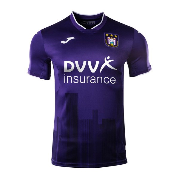 Tailandia Camiseta Anderlecht 1ª Kit 2020 2021 Purpura